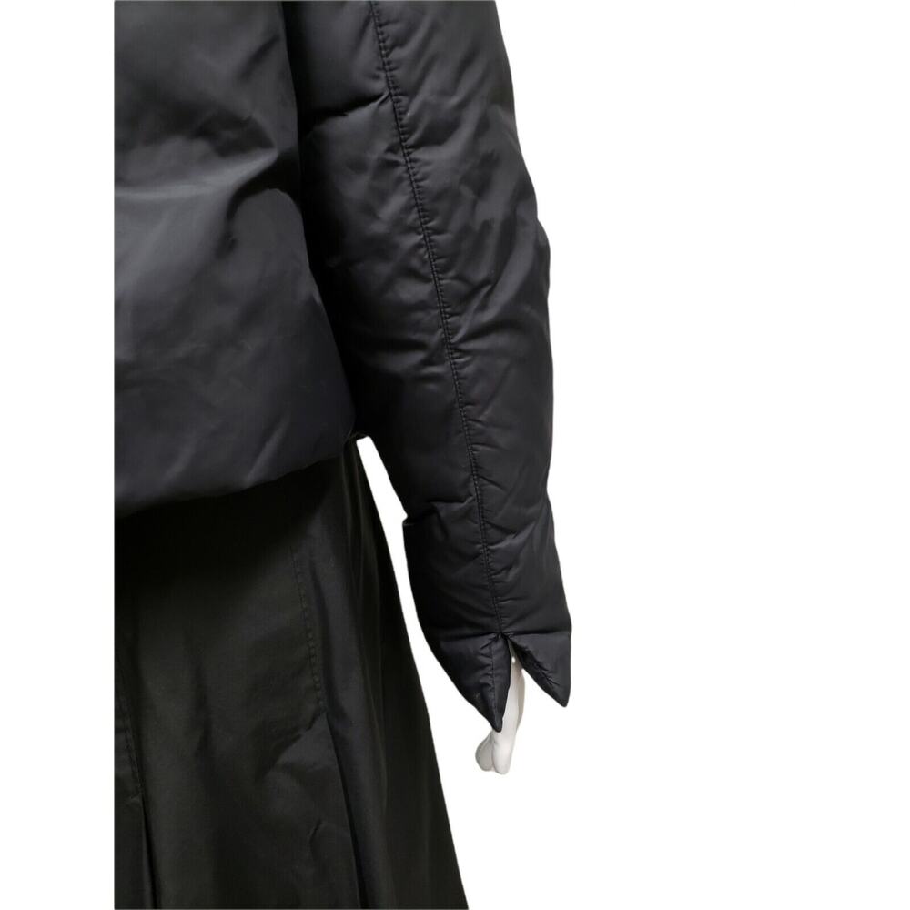 ARMANI COLLEZIONI Womens Black Goose Down Coat Puffer Jacket Size 6 - Picture 6 of 12